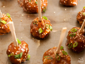 Asian Chicken Meatballs | Kim's Healthy Eats