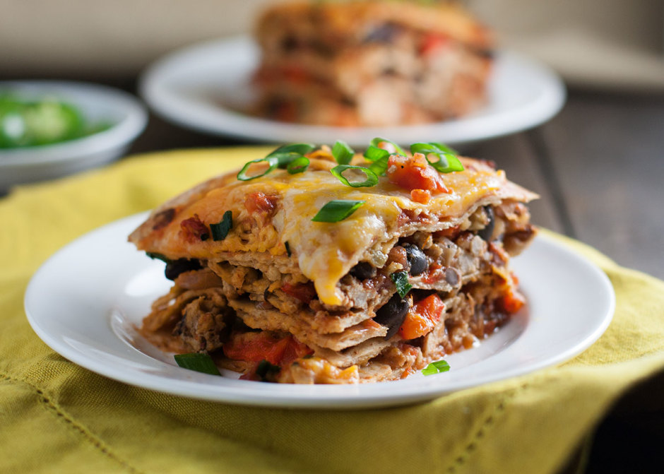 Mexican Lasagna | Kim's Healthy Eats